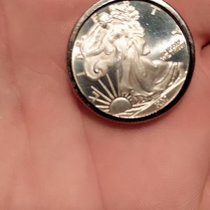 sterling Silver Necklace "18" w 1/4 Oz Silver